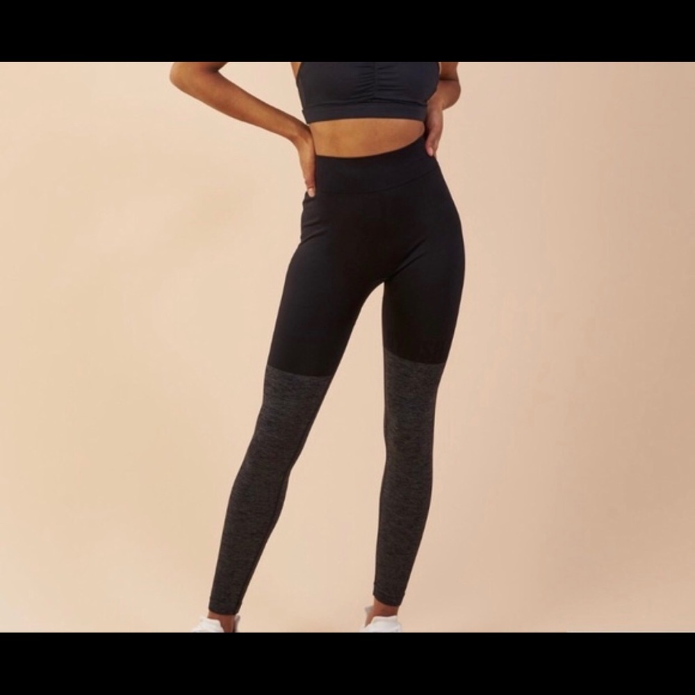 Gymshark two tone seamless leggings